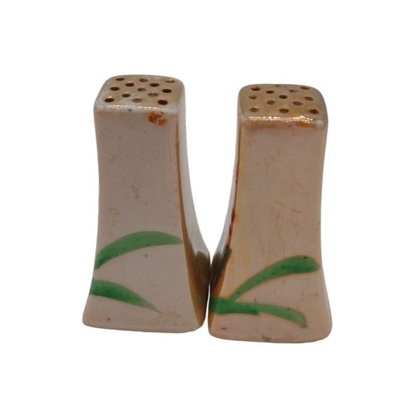 Salt and Pepper Shakers Lusterware Japan - Picture 5 of 7